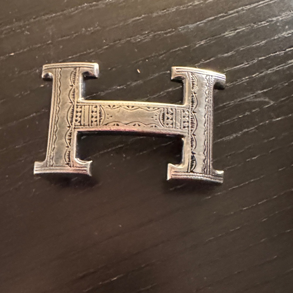 HERMES Touareg Solid Silver Buckle.